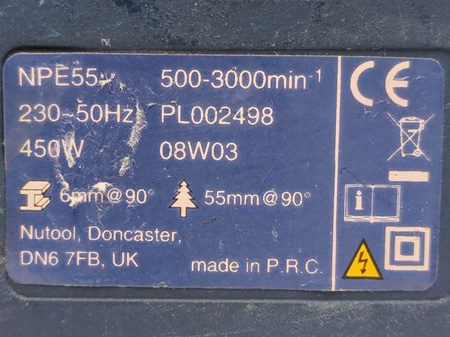 Wyrzynarka elektryczna NuPower NPE55 450W