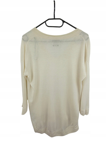 Sweter damski MASSIMO DUTTI Roz. S Kremowy