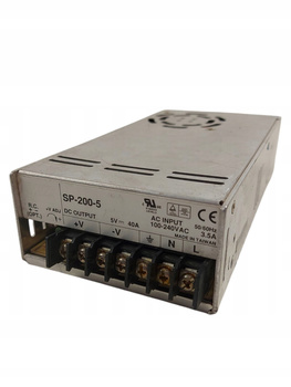 Zasilacz impulsowy SP-200-5 200W 5V 40A