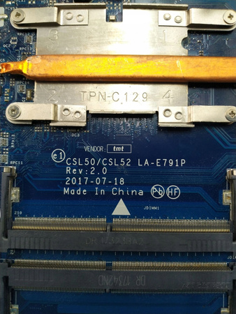 Płyta główna laptopa HP CSL50/CSL52 LA-E791P i3-6006U