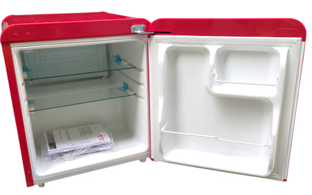 Lodówka Amica KBR 331 100 R Retro 51 cm 45 l Czerwony