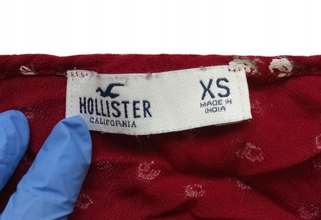 SUKIENKA HOLLISTER ROZMIAR XS CZERWONA