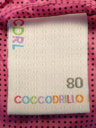 Kurtka dziecięca COCCODRILLO koloru różowego - rozmiar 80