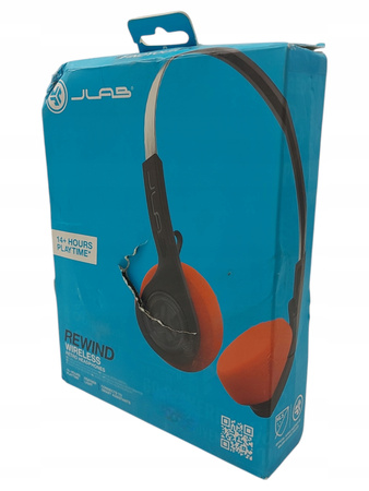 Słuchawki nauszne bezprzewodowe JLAB Rewind Retro 2 Czarny Bluetooth
