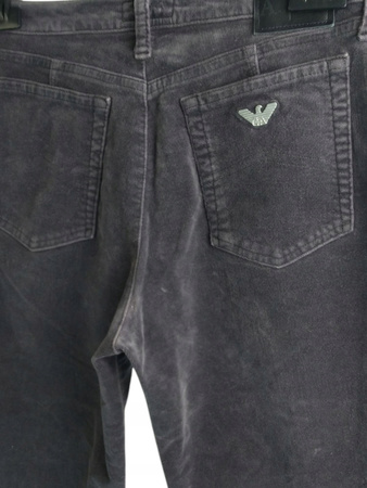 Spodnie damskie Armani Jeans Comfort Fit Szare ROZ.26