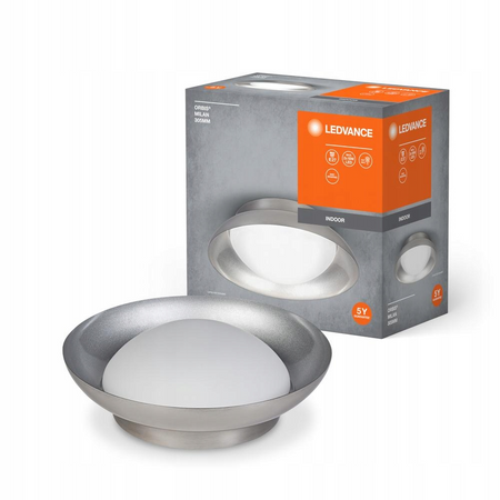 Plafon lampa sufitowa ORBIS MILAN 30,5cm 2xE27 nikiel Ledvance