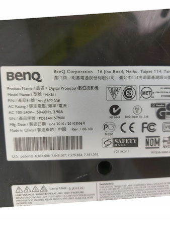 Projektor BenQ MX511 - jasność 2700 ANSI lm, XGA, HDMI, 3D Ready