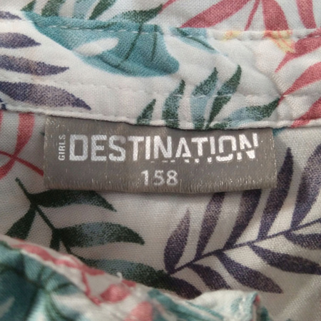 BLUZKA DZIECIĘCA DESTINATION ROZMIAR 158 KOLOROWA W KWIATY