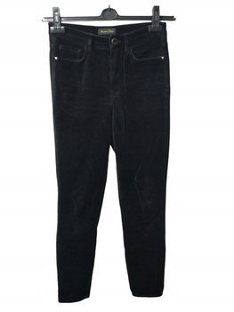 SPODNIE DAMSKIE MASSIMO DUTTI ROZMIAR 36 CZARNE