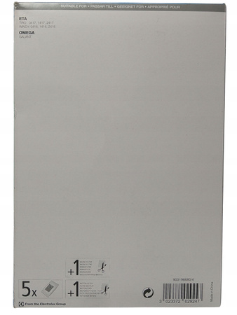 Worki papierowe MENALUX 6102p do odkurzacza ETA, OMEGA 5 SZT