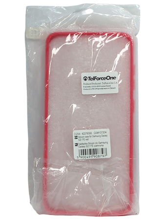 Nakładka Silicone Samsung Galaxy S21 FE Czerwone