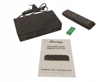 DEKODER DVB-T2 BROOKLYN BSTV3 PILOT CZARNY
