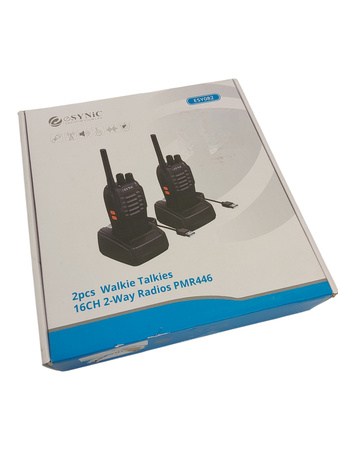 Walkie Talkies eSynic ESY082 akumulatorowe profesionalne 16 kanałów