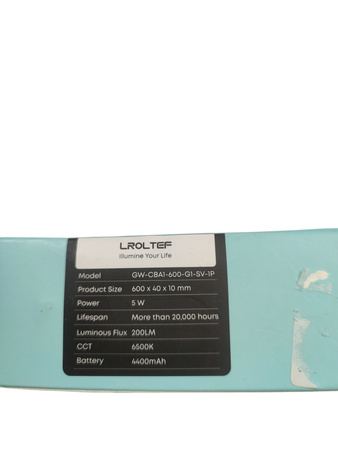 Lampa podszafkowa LED LROLTEF GW-CBA1-600-G1-SV-1P 600 mm