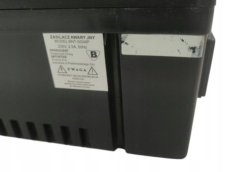 Zasilacz awaryjny UPS PowerCom BNT-500AP 500VA 300W