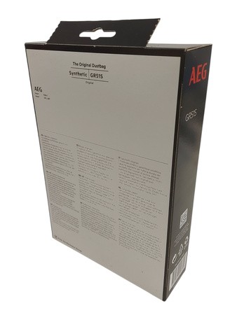 Worki do odkurzacza AEG GR51S 3306.1 450 487 - 4 szt + 2x filtr