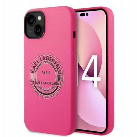 Plecki Case Etui Karl Lagerfeld do iPhone 14 Różowy