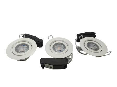 Zestaw 3 reflektorów LED LEDVANCE Spot Set Recess Simple Dim 3x4,9W 2700K