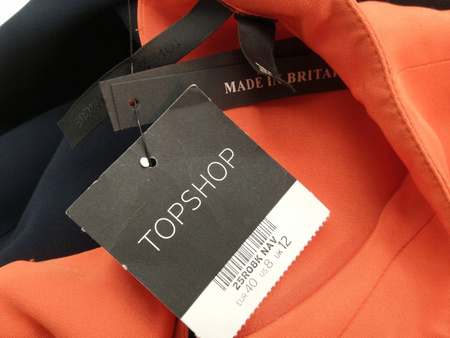 SUKIENKA TOPSHOP ROZMIAR 40 GRANATOWA