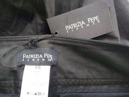 SPODNIE DAMSKIE CZARNE PATRIZIA PEPE ROZ.46