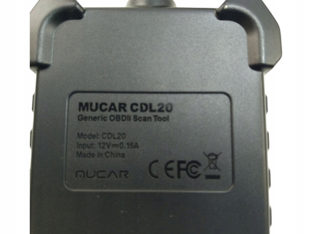 Tester Skaner OBD2 Mucar CDL20