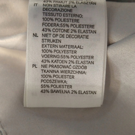 BLUZKA DAMSKA H&M ROZMIAR 34 SZARA