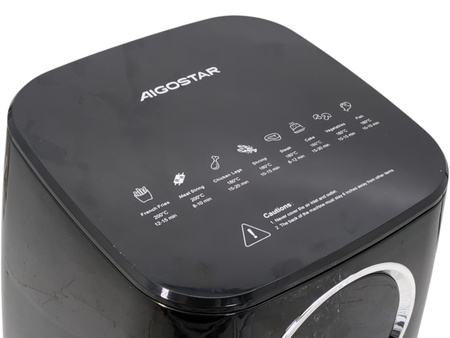 Frytkownica beztłuszczowa Aigostar 300010YCN 4,2l 1400W czarna LED
