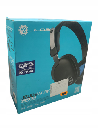 SŁUCHAWKI BEZPRZEWODOWE NAUSZNE Z MIKROFONEM JLAB JBUDS WORK USB C BLACK