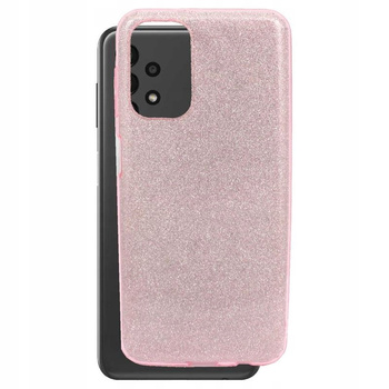 Etui Plecki do Samsung Galaxy A13 5G / A04S różowe brokatowe
