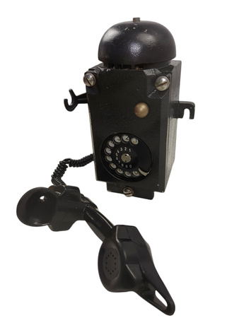 Stary Zabytkowy telefon Fernsig Essen 5111 Z Czarny