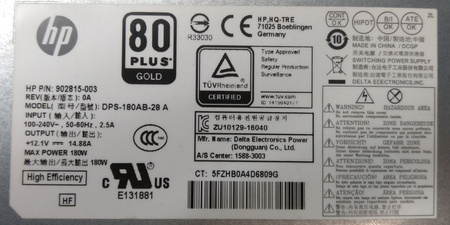 Zasilacz DPS-180AB-28 A do All-in-one HP EliteOne 800 G3