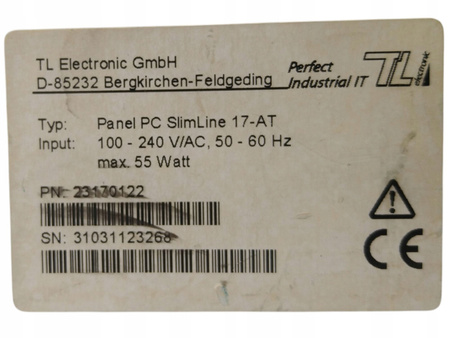 Obudowa komputera przemysłowego TL Electronic SlimLine 17-AT