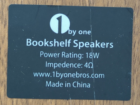 GŁOŚNIKI 1BYONEBROS 18W 4 Ohm BROWN