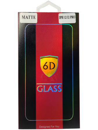 Hartowane szkło 6D Matte Glass do iPhone 12 i 12 Pro 6,1"