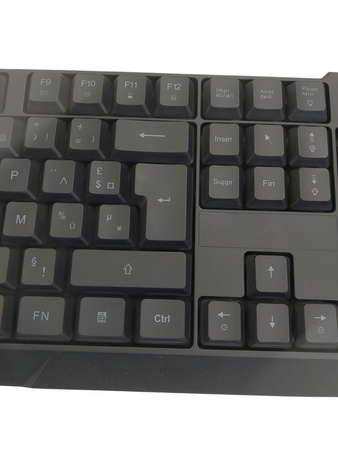 Klawiatura membranowa KLIM Chroma SANS FIL AZERTY FR czarna