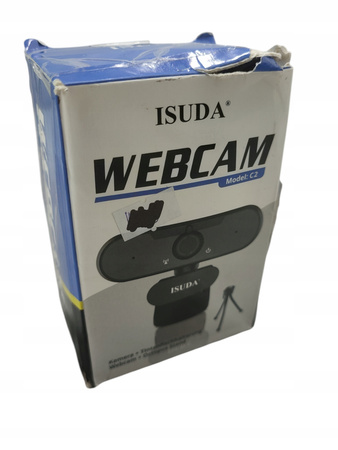 KAMERKA INTERNETOWA FULL HD WEBCAM 180 stopni mikrofon głośnik statyw