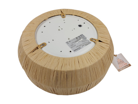 Lampa sufitowa bambusowa Planon 30x30cm 12W 3000K ciepła Ledvance