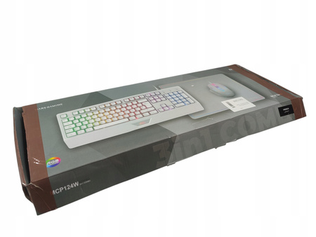 Zestaw gamingowy MARS GAMING MCP124W klawiatura mysz