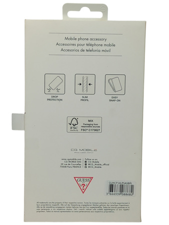 Oryginalne etui Plecki do Iphone 14 PRO CASE ETUI Guess róż