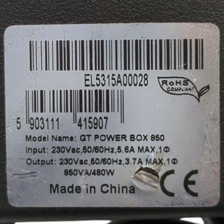 Zasilacz awaryjny UPS UPS POWERbox 850VA 480W