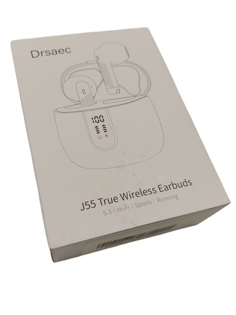 SŁUCHAWKI BEZPRZEWODOWE BLUETOOTH 5.3 DRSAEC J55 HiFi CZARNE