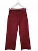 Vince. Spodnie Damskie Cropped Bordowe Rozmiar 29