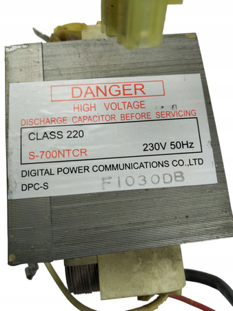 TRANSFORMATOR S-700NTCR NA ZGRZEWARKĘ Z MIKROFALI