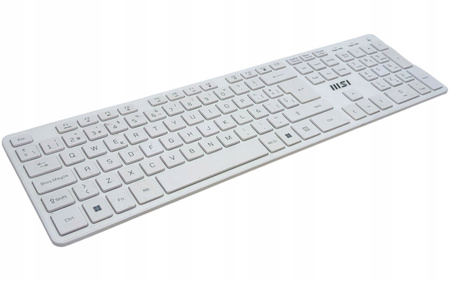 Klawiatura bezprzewodowa MSI RF1430W Biała