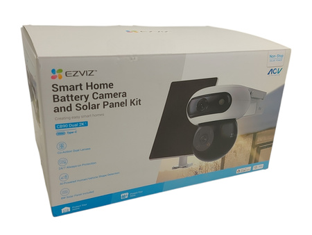 Kamera Smart zewnętrzna Ezviz CB90 Dual 2K + Solar Panel