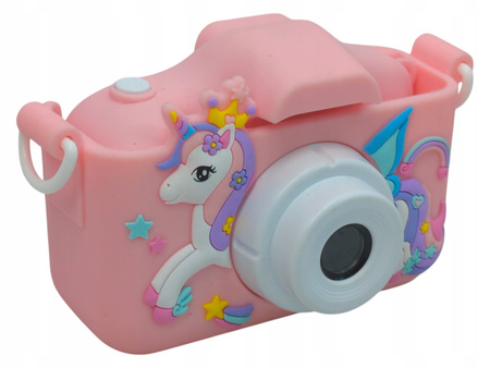 APARAT DZIECIĘCY CAMERA KIDS X5D RÓŻOWY 48MP Kamera 1080p