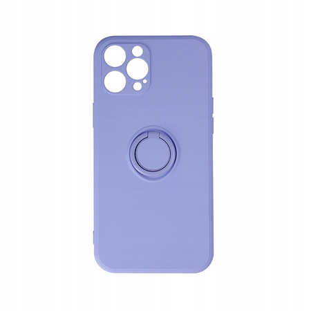 Etui Plecki do Apple Iphone 14 Pro fioletowe z uchwytem na palec