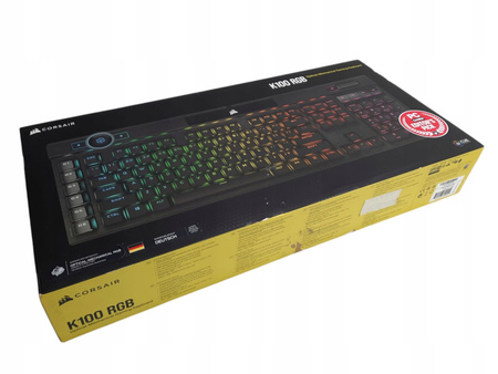 Klawiatura przewodowa hybrydowa Corsair K100 QWERTZ