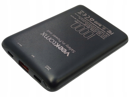 Powerbank VEEKTOMX VT103 10000mAh CZARNY QC 3.0 PD