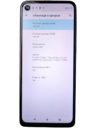 Smartfon Motorola One Vision XT1970-3 Brązowy 4 GB / 128 GB